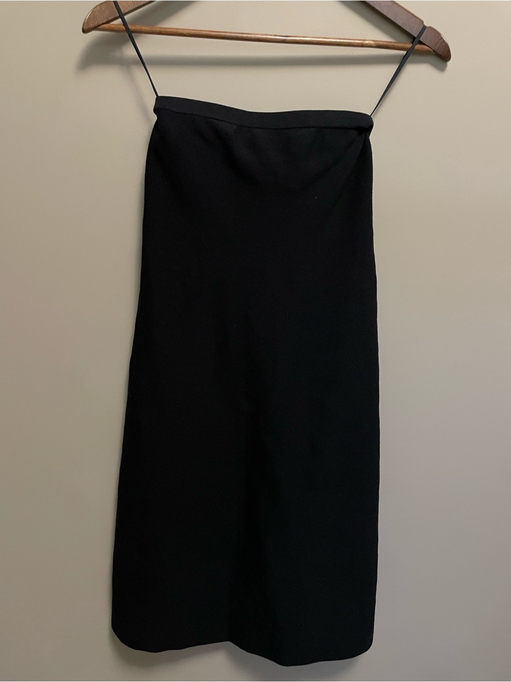 Babaton Black Strapless Bodycon Mini Dress Women’s XS
